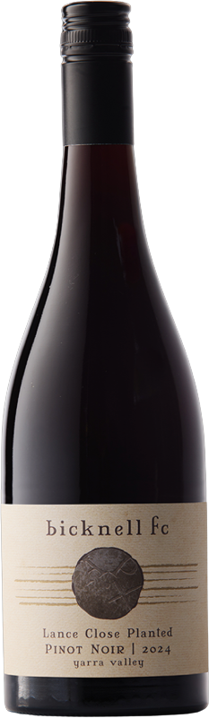 Bicknell fc Lance Close Planted Pinot Noir 2024 bottle - Yarra Valley